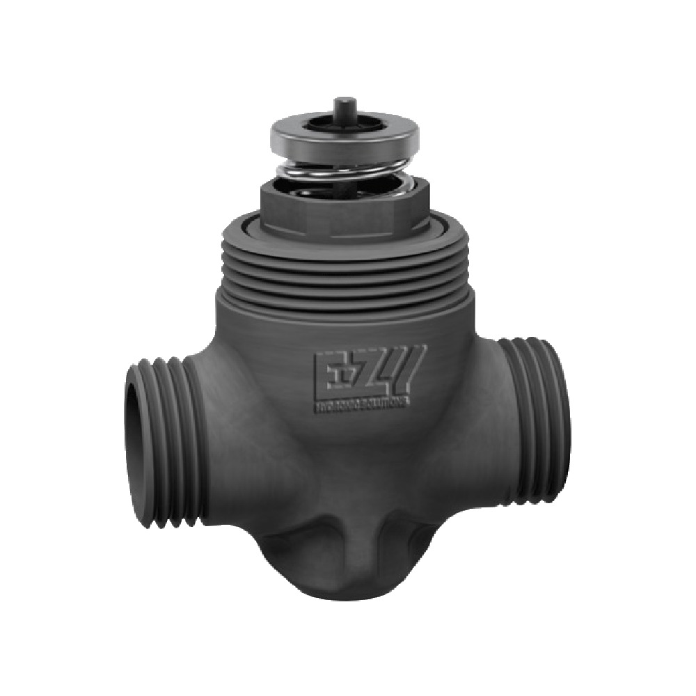 Corpo de válvula de controle 2 vias em composito de 3/4″ com 2,16 Cv PN 16