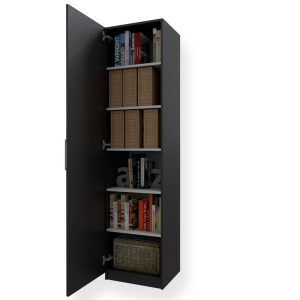 Armário Multiuso 1 Porta Preto