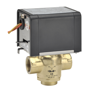 Corpo da válvula de controle 3 vias de 1/2″ com CV 4,0 e 29 psi de close-off