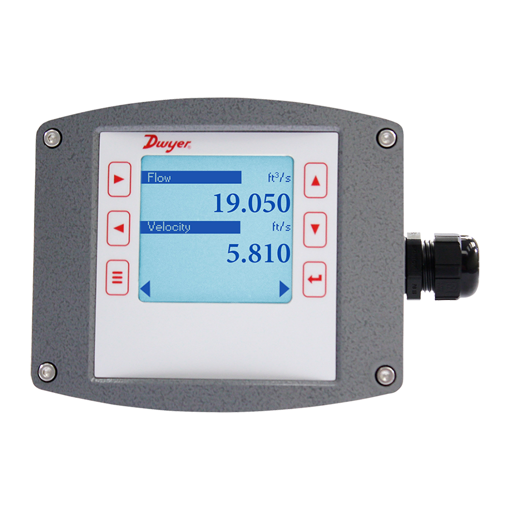 Sensor de vazão (4-20mA ou 0-5/10V) eletromagnético de inserção para tubulação de 4 a 10″ com comunicação Modbus e BACnet e display LCD