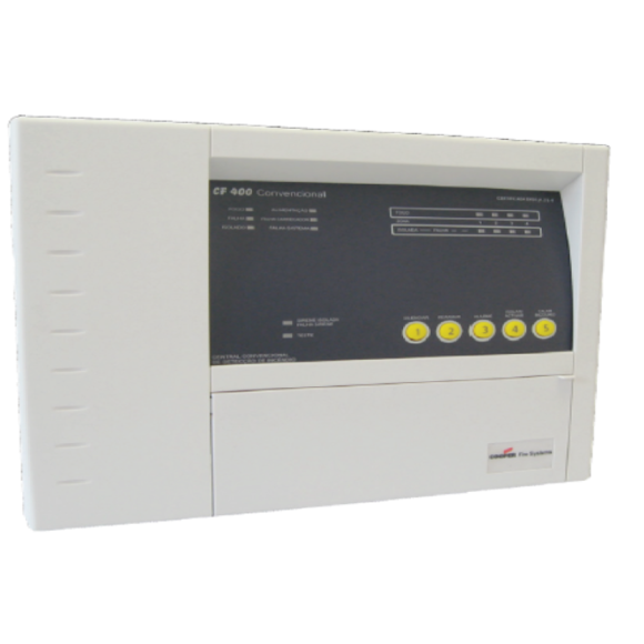 Central convencional de 4 zonas com bateria – PN FX2204CFCPD
