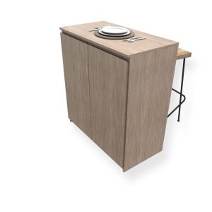 Bancada Gourmet 2 Portas Cumaru Trend
