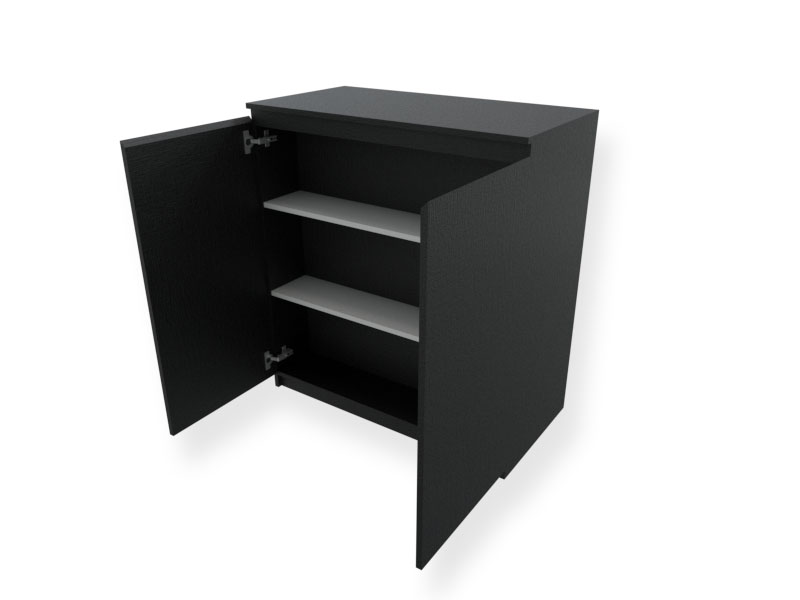 Balcão Buffet 2 Portas Preto