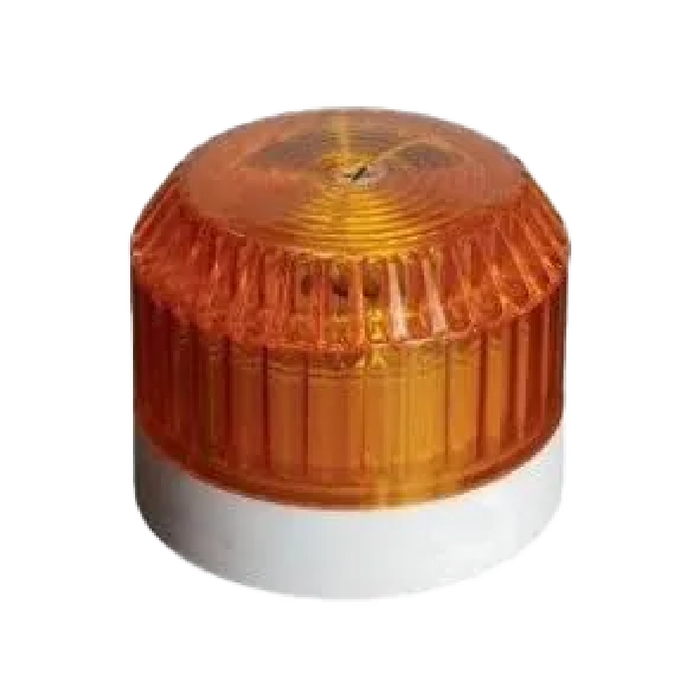 Indicador visual modelo Solex branco de 15cd lente ambar e base alta branca - Image 2