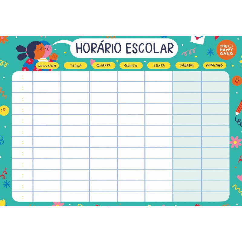 HORÁRIO ESCOLAR I MAGNÉTICO